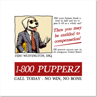 Pupper Lawyer Posters and Art